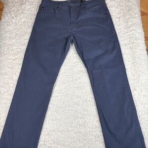 AG Adriano Goldschmied Everett Slim Straight Blue Pants 35x32